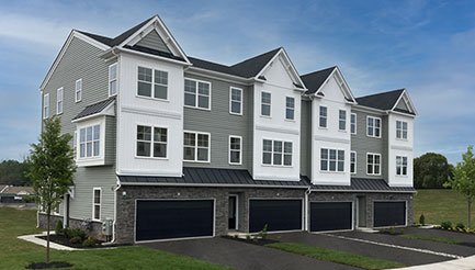 New homes at The Reserve at Chalfont in Chalfont, Pennsylvania